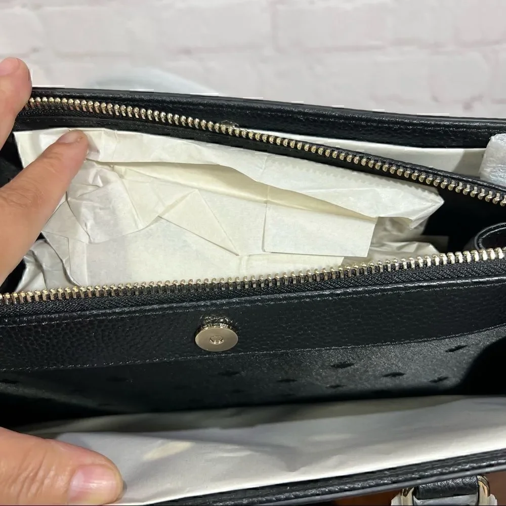 KATE SPADE mulberry street lise satchel black New with tag